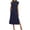 Navy, variant on Spring Maxi Dresses for Women 2026 Sleeveless Crewneck Dress Loose Fit Casual Sundress Classic Dressy Outfits Elegant Trendy Jumpsuit Summer Beach Dresses for Women
