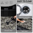 thumbnail image 5 of Bulopur Woodland Camo Car Trunk Mat 29" x 39", Traditional Hunting Camouflage Print, All Weather Cargo Liner, Non-Slip Waterproof Washable Rear Trunk Liner for Hunting & Camping, 5 of 7