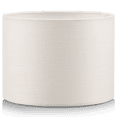 thumbnail image 1 of Bouclair Abat-Jour Rond en Tissu Chita Blanc, 1 of 5