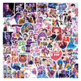 thumbnail image 2 of 110 Stickers KPop Demon Hunters Stickers - Waterproof,Anime, Huntrix, Kpop demon hunter - Comic Peripheral Shiny Sticker Pack Props Cute Cartoon Characters Waterproof Decals Suitable As A Gift, 2 of 7