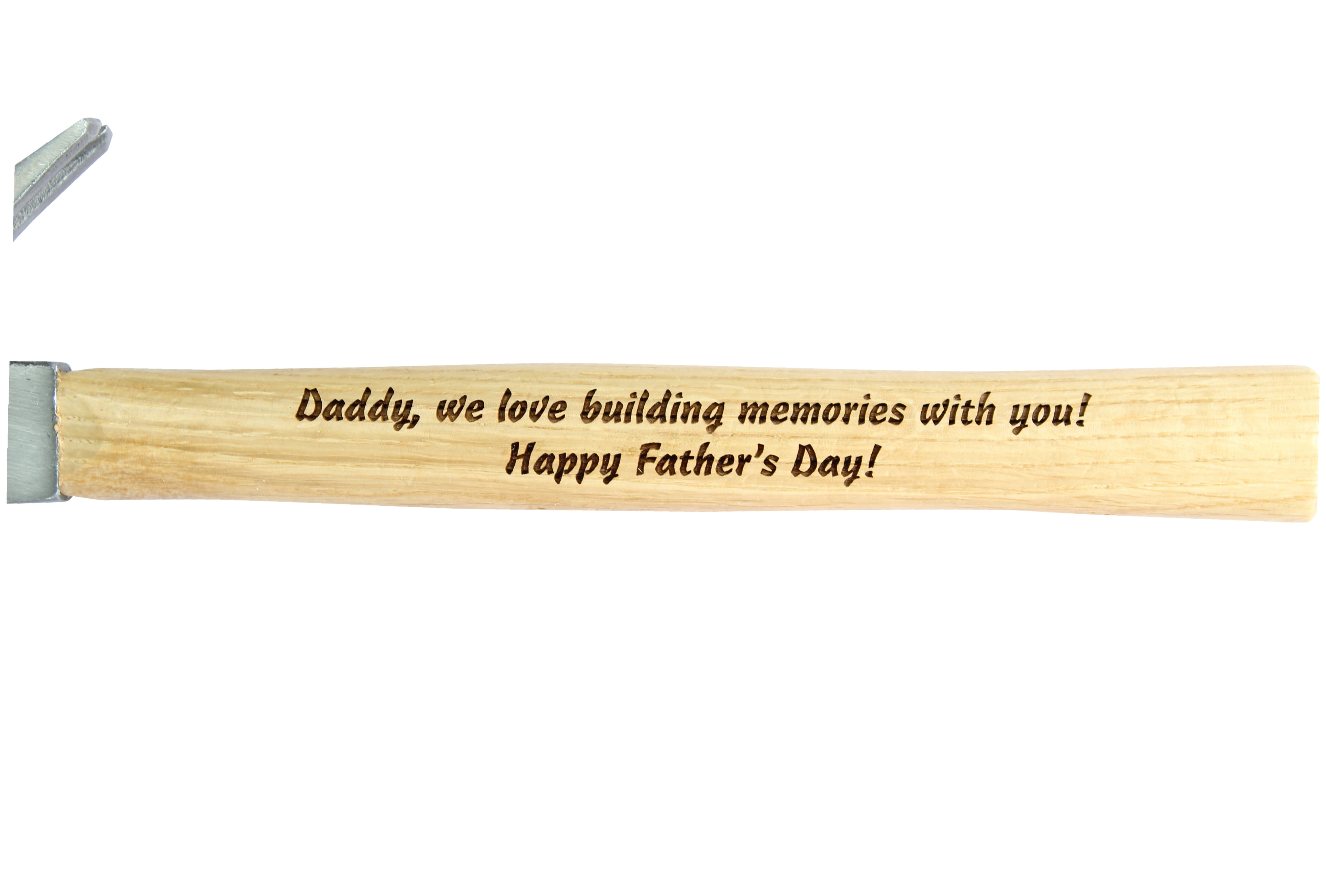 Palmetto Wood Shop Personalized Laser Engraved Wood Handle Hammer