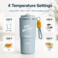 thumbnail image 2 of Temperature Control Heated Coffee Mug Smart Self Heating Travel Mug 14 Oz,Controlled Warmer Keep Coffee Hot Fast for Home, Office and Commute, 2 of 8