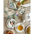 thumbnail image 4 of Rustic Gnome Kitchen Dish Towels for Drying Dishes Set of 2, Spring Flowers Butterfly Beige Burlap Waffle Weave Microfiber Terry Hand Tea Bathroom Towels Quick Dry & Absorbent Towel 15.7x23.6, 4 of 7