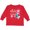 Red, variant on Mermaid in Training Girls Long Sleeve Toddler T-Shirt