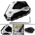thumbnail image 2 of Silver Kickstand Side Stand Enlarge Extension Plate For BMW G310 G 310 GS 2018, 2 of 5