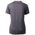 thumbnail image 3 of Women's Cutter & Buck Heather Charcoal Dayton Flyers Forge Blade V-Neck Top, 3 of 3