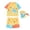 Z02-Yellow, variant on LRen 3T Swimsuit Boys Boys Rash Guard Swimsuits Set Kids Short Sleeve Shirt with Swim Trunks Bathing Suit Shorts Swimwear Set