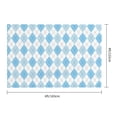 thumbnail image 3 of Picia Blue and White Squares Printed Flag ,Blue and White Squares Pattern Garden Flag Vertical Double,Yard Lawn Outdoor Decor 48x72", 3 of 9