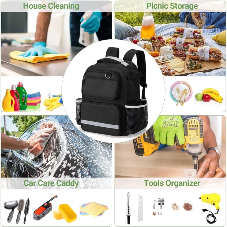 Cleaning Backpack with Bottom Plate & Waterproof Bottom  display picture 3