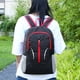 thumbnail image 5 of Jumpingount duradera e impermeable de nailon para buscadores de aventuras, ligera de gran capacidad Mochilas negro y rojo 47X32X15cm, 5 of 6