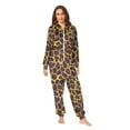 thumbnail image 4 of joogoo Purple Leopard Unisex Adults Onesies Pajamas Jumpsuits S, 4 of 7