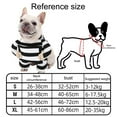 thumbnail image 3 of Funny Prisoner Costume for Dogs, Striped Pet Outfit with Arms, Soft and Comfortable Dog Halloween Costume Suit, 3 of 6