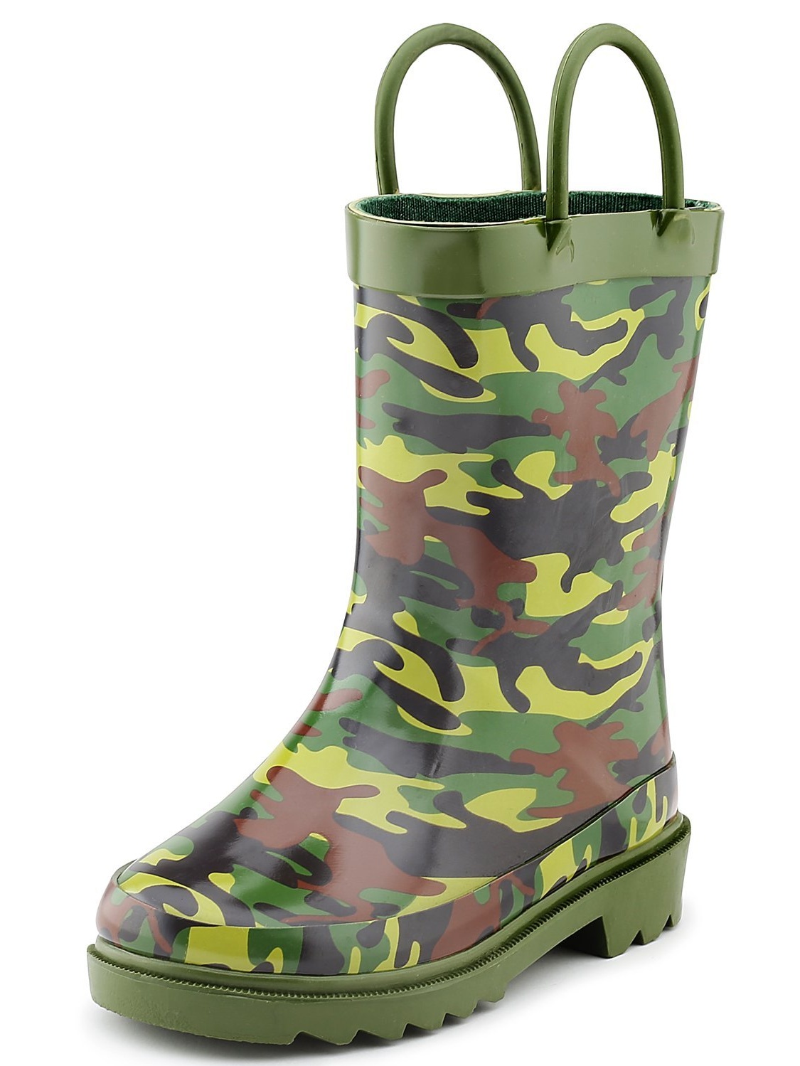 childrens camo rubber boots