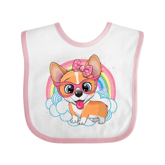 Inktastic Corgi Gifts Dog Lover Girls Baby Bib