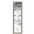 thumbnail image 2 of ArtToFrames 10" x 39" Silver Picture Frame, 10x39 inch Silver MDF Poster Frame (WOM-4642),  Pack, 2 of 8