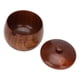 thumbnail image 4 of Recipiente para condimentos de madera de azufaifo lacado con tapa abatible segura para cocina, tarro de especias tradicional japonés a prueba de polvo, 4 of 8