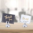 thumbnail image 4 of Miangastore 3 Pcs Support de Menu en Acier Inoxydable Support de Numéro de Table Portable Support de Place de Menu Support de Repas pour Restaurant, 4 of 8