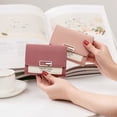 thumbnail image 2 of Small Wallet Women's Short Fashionable Folding Distinctive Student Cute Mini Fashion Wallet Coin Purse, 2 of 6