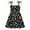 331Dark Blue709, variant on Rggeeun Toddler Girls Sleeveless V-Neck Dinosaur Prints Dress Dance Party Dresses Clothes Cute Casual Sundress