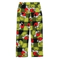 thumbnail image 6 of Dr. Seuss The Grinch Pajamas Kid's Santa Hat Buffalo Plaid Lounge Pants Pajama Bottoms, 6 of 6