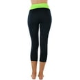 thumbnail image 2 of ToBeInStyle Women's Comfy Capri Yoga Pants with Criss-Cross Design, 2 of 7