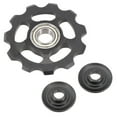 thumbnail image 4 of GLFILL Roue de Dérailleur Arrière de Vélo de Montagne 11T Roulement en Acier Galet CNC Guide de Route Rouleau Tambour 43mm Accessoires de Vélo Rouge, 4 of 9