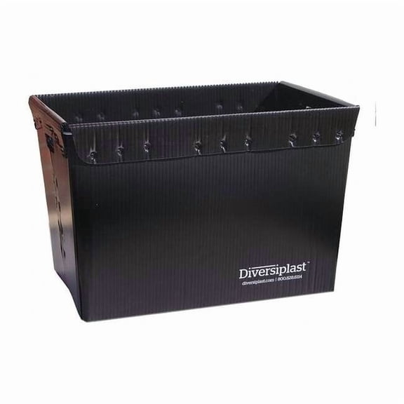 Diversi-Plast Corrugated & Nestable 23 in L x 15 in W x 16 in H, 3 PK 39833L