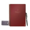 "Rocketbook Fusion Smart Reusable and Sustainable Smart Spiral Notebook - Maroon - Executive Size Eco-Friendly Notebook (6"" x 8.8"") - Planner, Task List, Calendar and More"