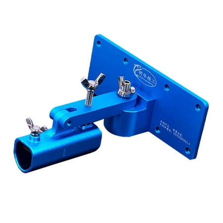Heavy Duty Boat Marine Aluminium Alloy Fishing Rod Pole Stand Bracket Support Holder Adjustable Clamp Fishing Tackle Tools - Blue