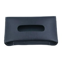 TONAIN Car S Visor Leather Tissue Stge Box Cover Paper Holder Napkin Case