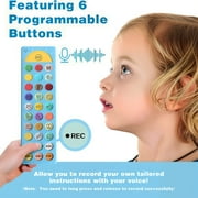 AAC Device for Autism, Non Verbal Communication Tools for Speech Therapy, 6 Programmable Buttons & Adjustable Volume, Talking Aids for All Ages, Alternative to PECS