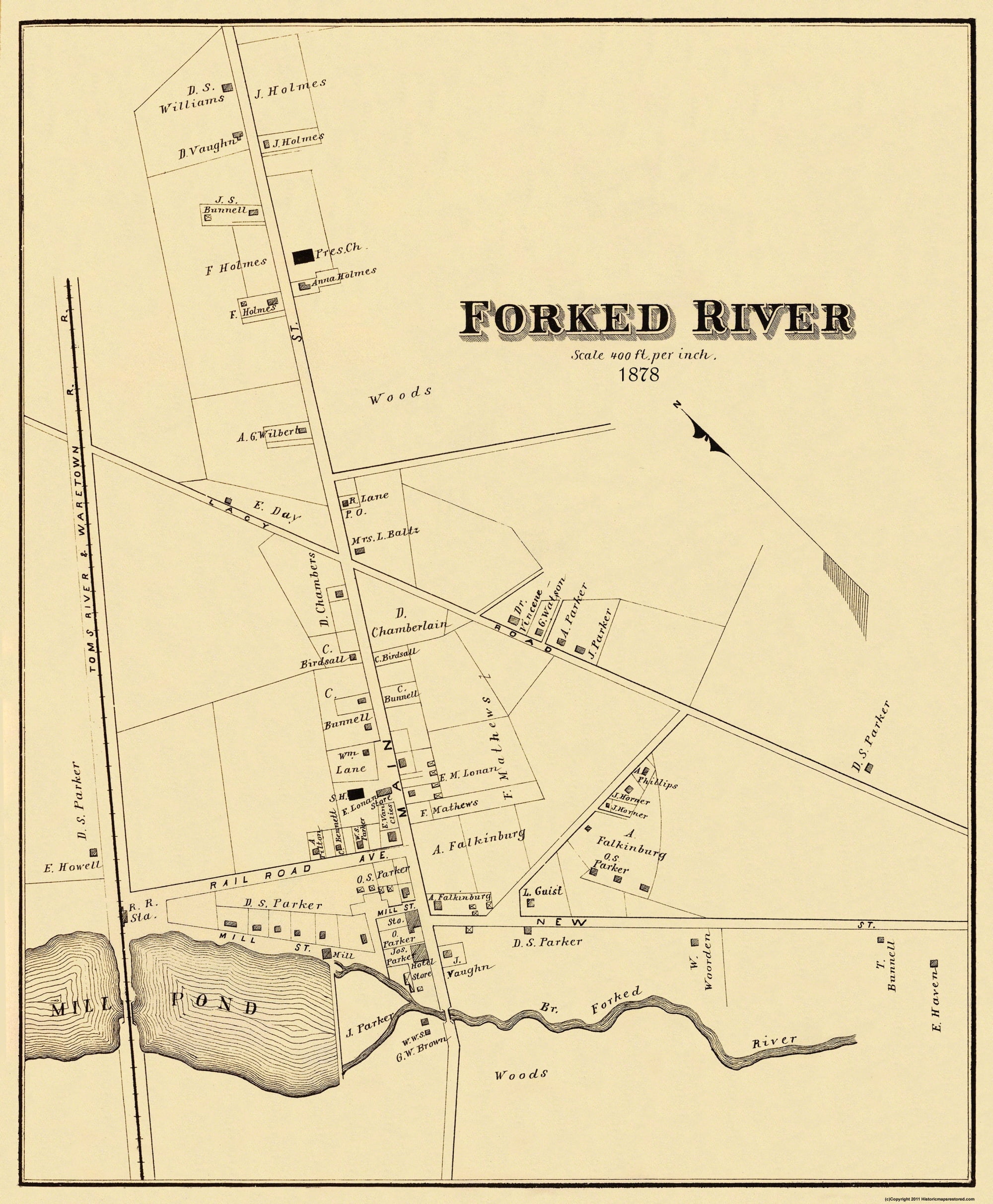 Posters & Prints Home Dcor Forked River New Jersey Landowner ...