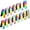 Colorful Irregular Style 2, variant on Magnetic Bookmarks, 15PCS Magnetic Cute Bookmark for Teacher, Women, Men & Kids - Solid Colorful Light Bookmarks (Pack of 15)