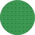 thumbnail image 1 of Ahgly Company Machine Washable Indoor Round Transitional Green Area Rugs, 8' Round, 1 of 7