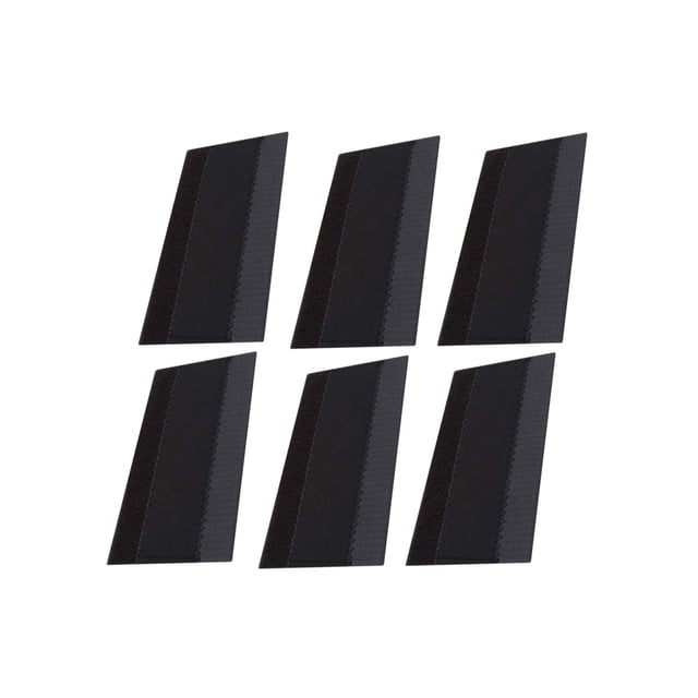 Sonducket Protector de marco para cadena, suministros para bicicleta, negro, instalación práctica, a prueba de polvo, lavable, suave, cubierta Ciclismo 6 piezas