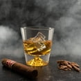 thumbnail image 2 of Whiskey Glasses Crystal Clear Gold Heavy Base Bourbon - 10oz, 2 of 5
