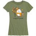 thumbnail image 1 of Womens Tops Femmes Tops d'Été 2023 Nouveau Col Rond Imprimé Manches Courtes Top Armée Vert XXL, 1 of 3