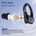 thumbnail image 2 of Auriculares inalámbricos Qecnato Bluetooth 5.4 75H Playtime IP7 negros, 2 of 7