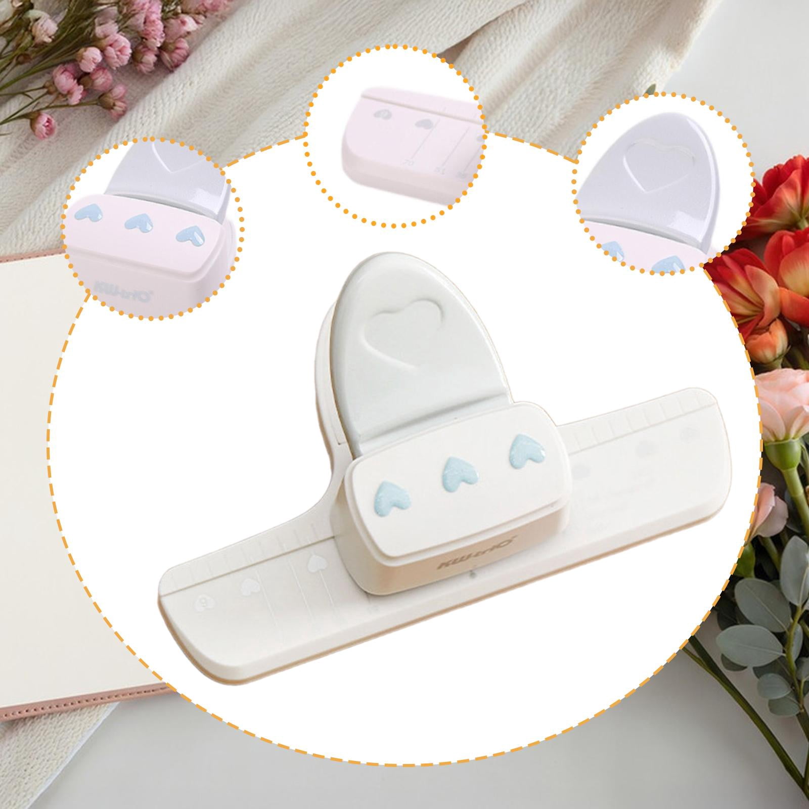 FVDPWYE Creative Border Punch DIY Hole Puncher Embosser for Greeting Cards Cardboard White
