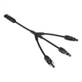 thumbnail image 2 of Cable de extensión para panel solar con conector macho y hembra tipo Y de 3 ramas, adaptador de cable fotovoltaico, 2 of 14