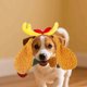 thumbnail image 4 of Diadema ajustable con orejas de reno, disfraz, gorro de tela para mascotas y personas, 10-20 cm de ancho, para perros medianos y grandes, niños y adultos, 4 of 6