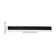 thumbnail image 2 of unbranded 2Ud Repuesto De Goma Para Limpiacristales Negro Banda Flexible Fácil De Usar, 2 of 8