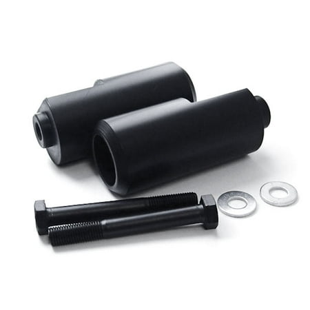 Cut Black Frame Sliders Krator 2004-2006 Yamaha YZF R1 No Cut Black Frame Sliders Crash Protectors Motorcycle ()