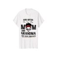 thumbnail image 1 of God Gifted Me Two Titles Women's T-Shirt – Casual Crew Neck for Moms and Grandmas Who Love Comfort, 1 of 6