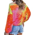 thumbnail image 4 of Sweat-shirt à Manches Longues Imprimé Arc-en-Ciel pour Femmes, 4 of 6