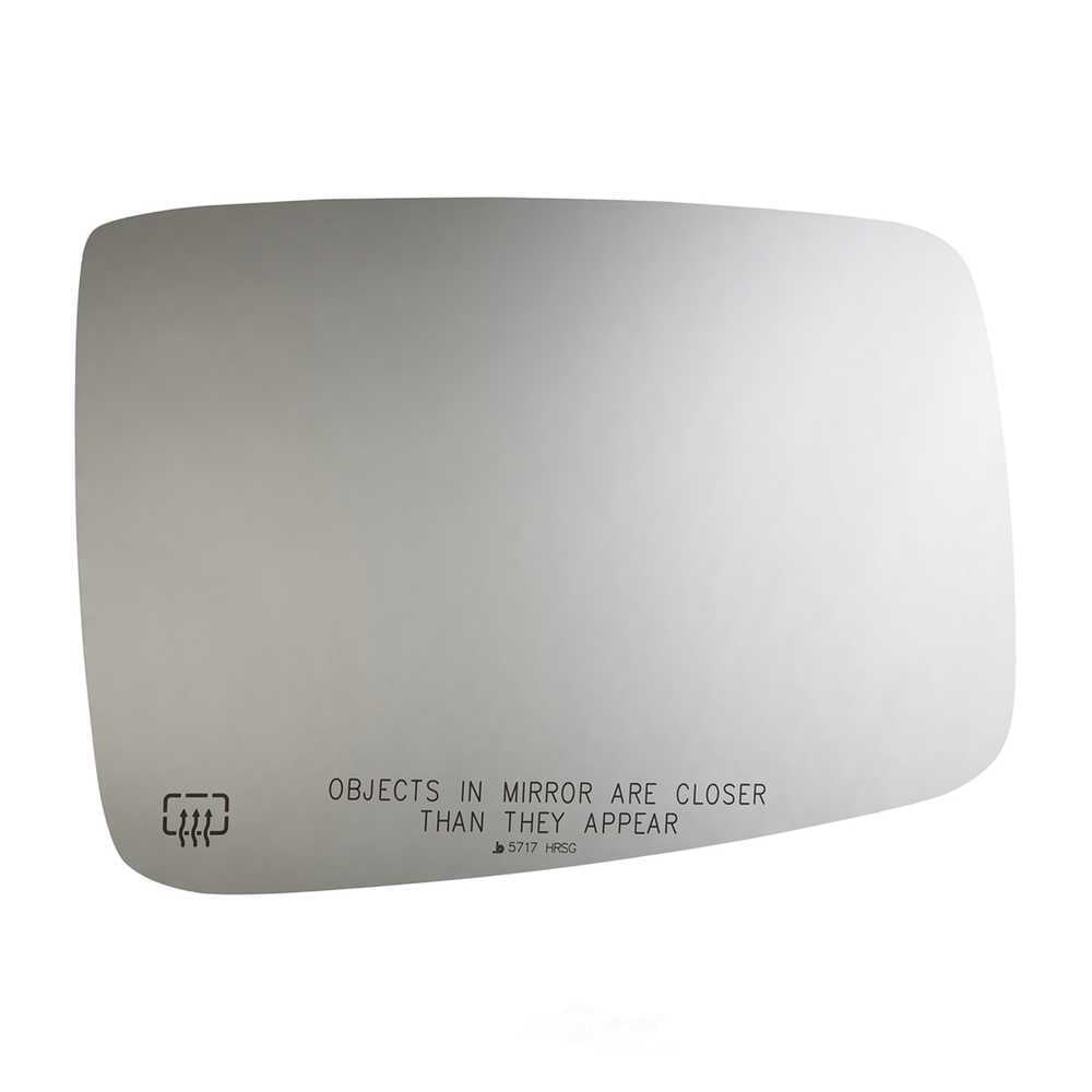 Burco Side View Mirror Replacement Glass with Motor Mount Plate - Clear Glass - 5717HRSG