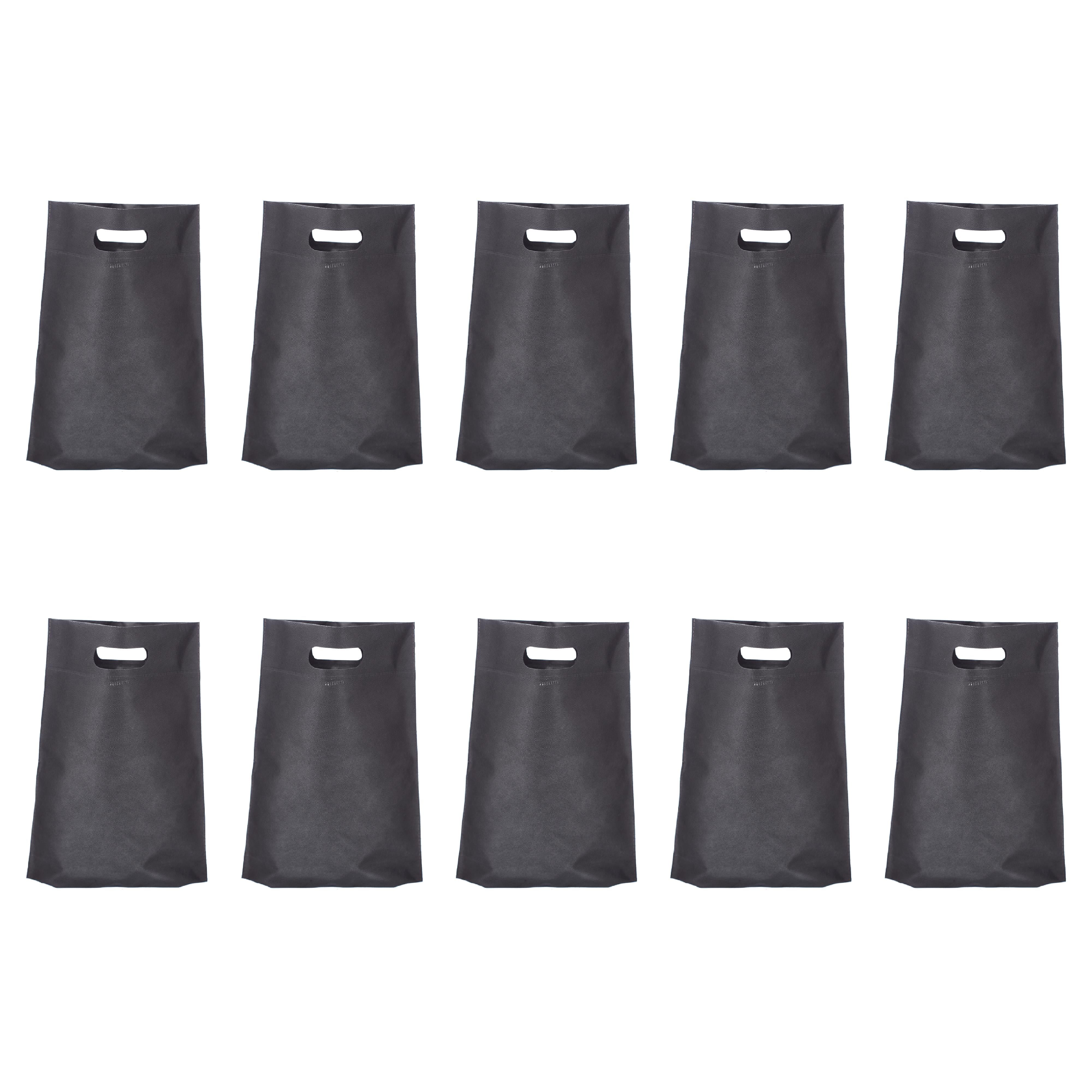 Reusable Merchandise Tote Bag 10 Pack Recyclable Plastic Grocery