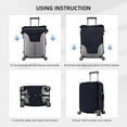 thumbnail image 5 of John Cena Luggage Cover Protector, Washable Elastic Suitcase Cover with Zipper and Buckle, Fits 18-32 Inch Luggage, Anti-Scratch & Dustproof, 5 of 9