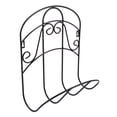 thumbnail image 4 of IFANLANDOR 1 Set Metal Hose Rack Iron Wall Mounted Holder Garden Hose Black, 4 of 6