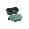 thumbnail image 2 of IPEWLEX Microwaveable Silicone Bento Box - Meal Prep Container, 3 Compartment Lunch Box, Space-Saving, Dishwasher Safe, 2 of 6